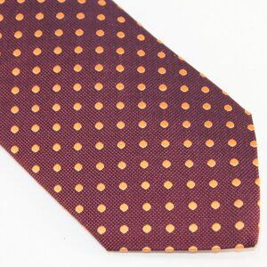 NEW Lanae Joy Silk Tie - Exclusive Private Label -  Maroon Orange